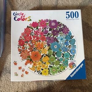 Ravensburger 500pc Circle of Colors Floral Puzzle - Multicolor